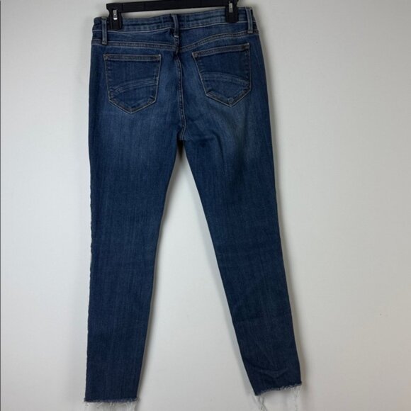 Anthropologie Driftwood Jackie embroidered high-rise skinny jeans Size 28 - Picture 4 of 9